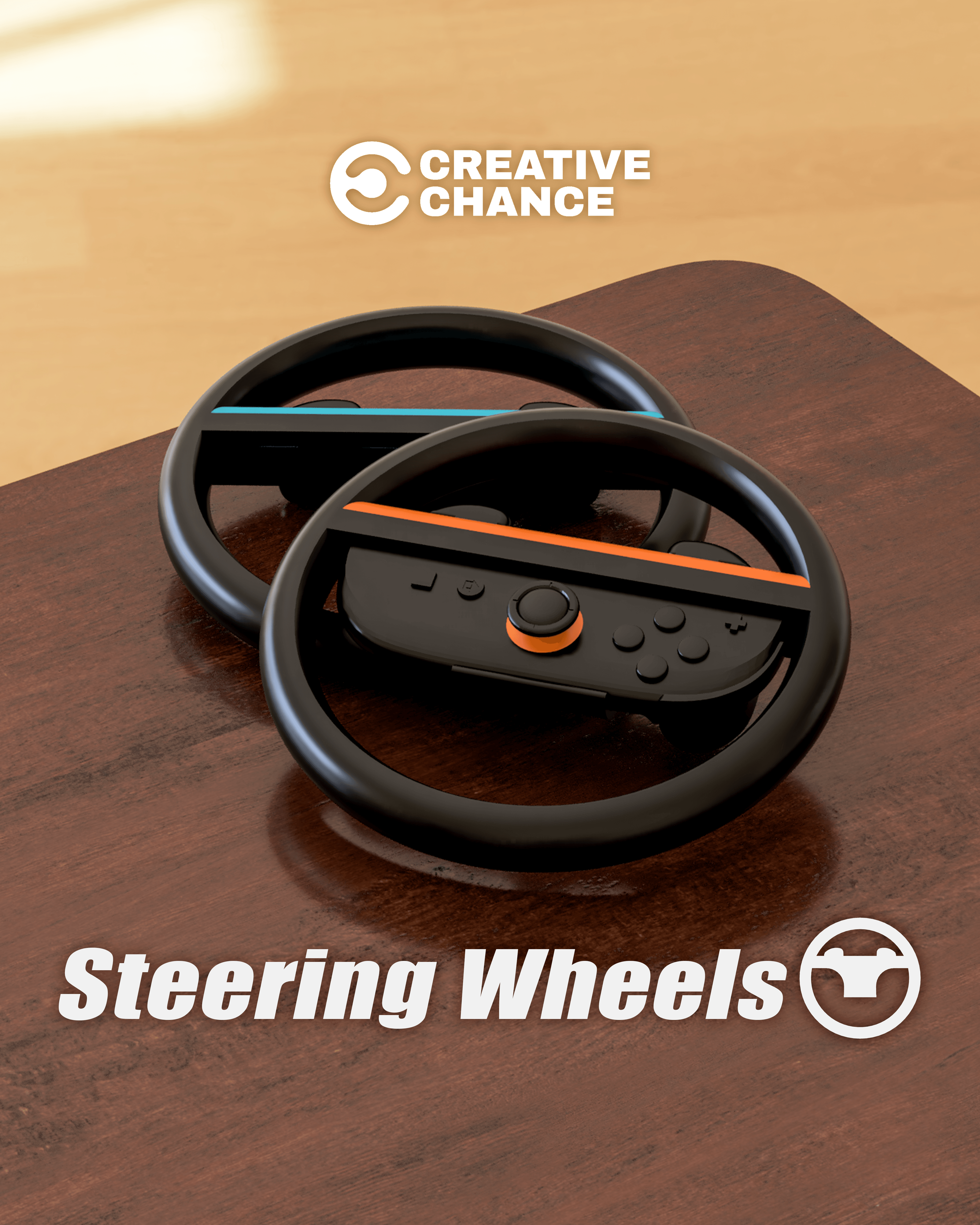 Steering Wheels - Switch 2 Accessories 3d model