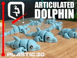 Articulated Dolphin 3d model