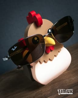 CHICKEN GLASSES HOLDER 3d model
