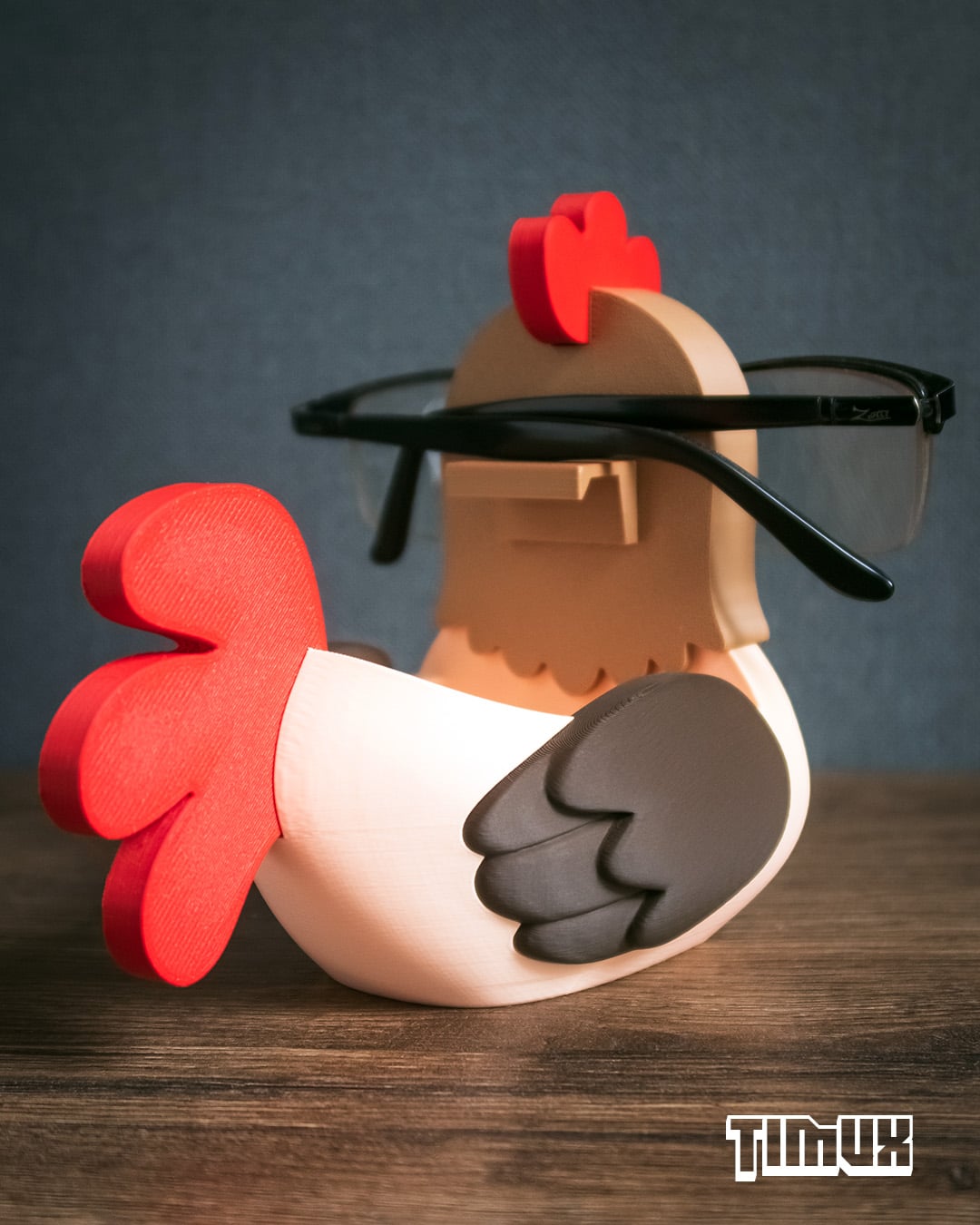 CHICKEN GLASSES HOLDER 3d model