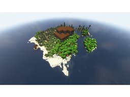 Minecraft Mansion Island III 3d model