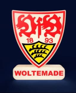 Stuttgart FC Sign – LED Strip Compatible 3d model