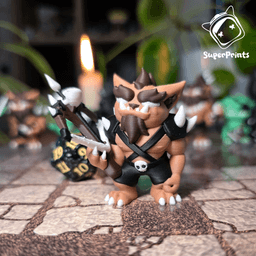 Bugbears - Easy Multicolor FDM RPG Minis (No supports) 3d model
