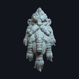 Durak Deepstone v1 Action Figure Head 3d model