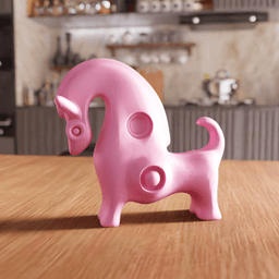 Abstract Horse Unicorn Toy 3d model
