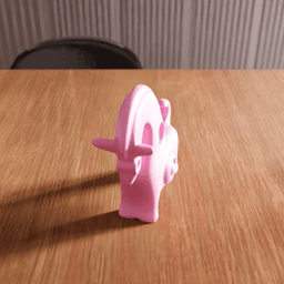 Abstract Horse Unicorn Toy 3d model