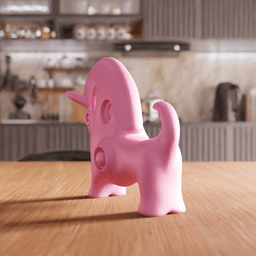 Abstract Horse Unicorn Toy 3d model