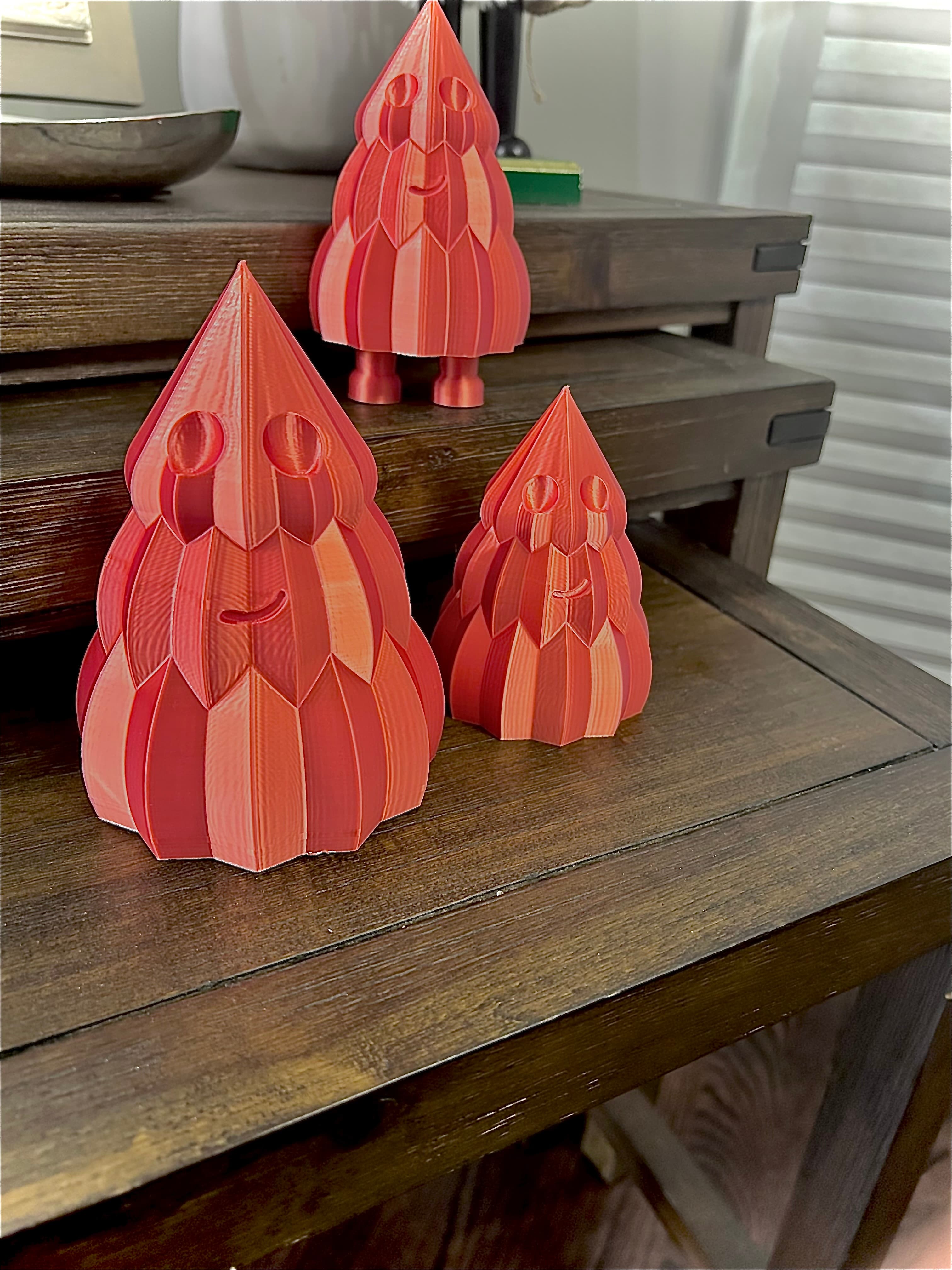 Print in place Collapsing Christmas tree 3d model