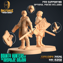 Male Human Bounty Hunter 3d model