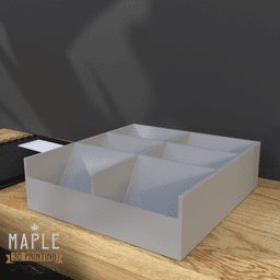 TCG Card Sorting Tray - Support Free 3d model