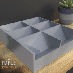 TCG Card Sorting Tray - Support Free 3d model