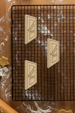 Door Cookie Cutter, Biscuit Cutter 3d model
