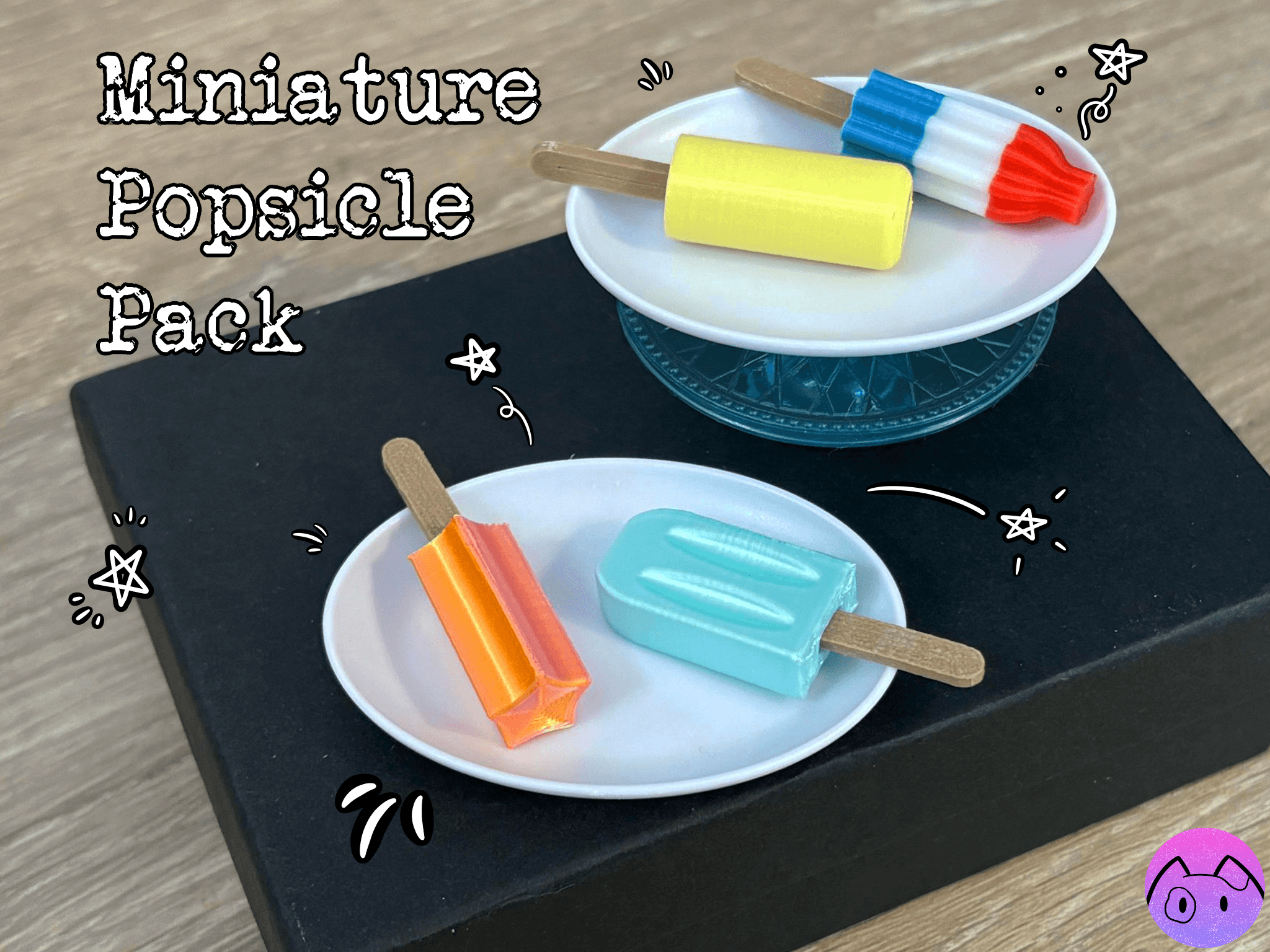 Miniature Popsicle Pack 3d model