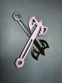 Scraper , Battle Axe 3d model