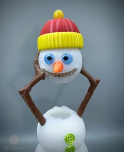 Decapitated Snowman 3d model
