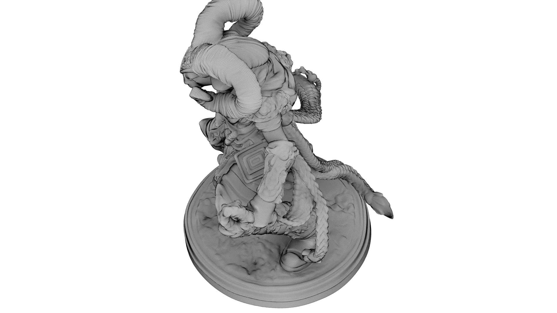Ivory Horned Sentinel 3d model