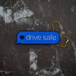 Drive Safe Keychain 3d model