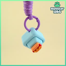 Keycap Keychain Food Bundle 1 3d model