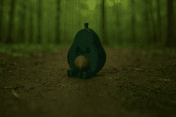 Avocado fruit & veggie buddy 3d model