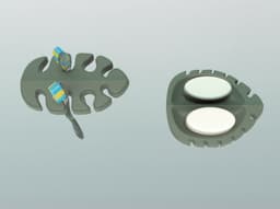 Mirror leaves 3d model