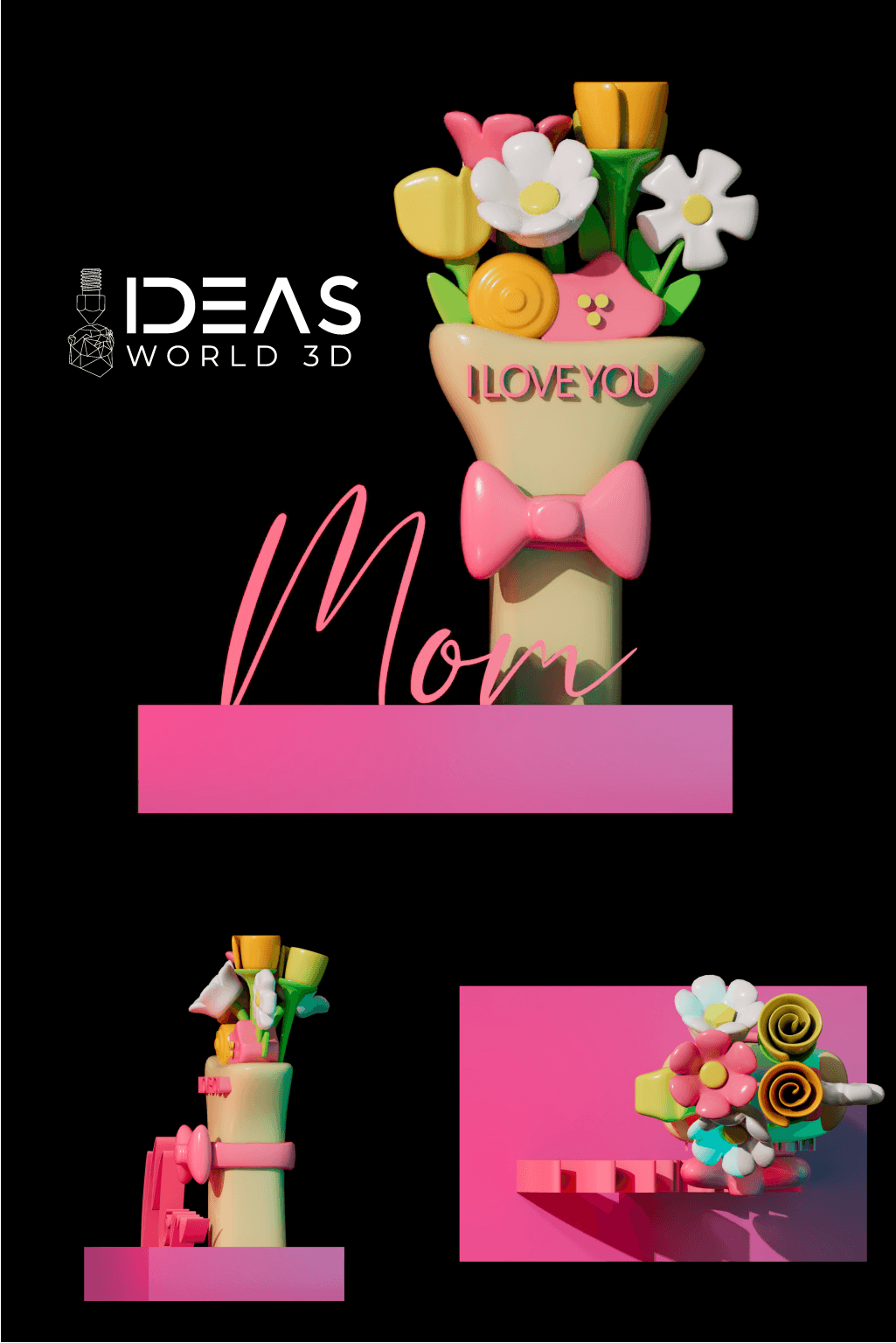 Mother’s Day & Birthday Gift 3d model