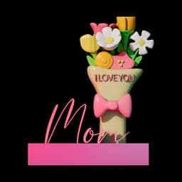 Mother’s Day & Birthday Gift 3d model