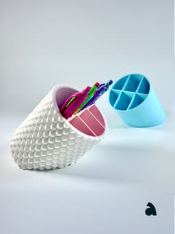 Desk Organizer - 3DHoneyComb 3d model