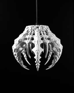 Skeletal Pendant Lamp by MODERN MACHINE 3d model