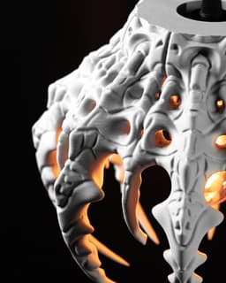 Skeletal Pendant Lamp by MODERN MACHINE 3d model