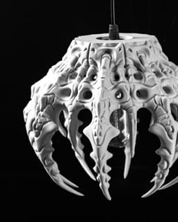 Skeletal Pendant Lamp by MODERN MACHINE 3d model
