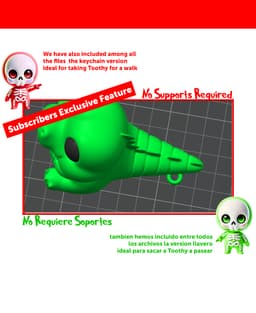 Toothy Baby Croc 3d model