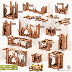 Orcs Field (Pre-Supported) 3d model