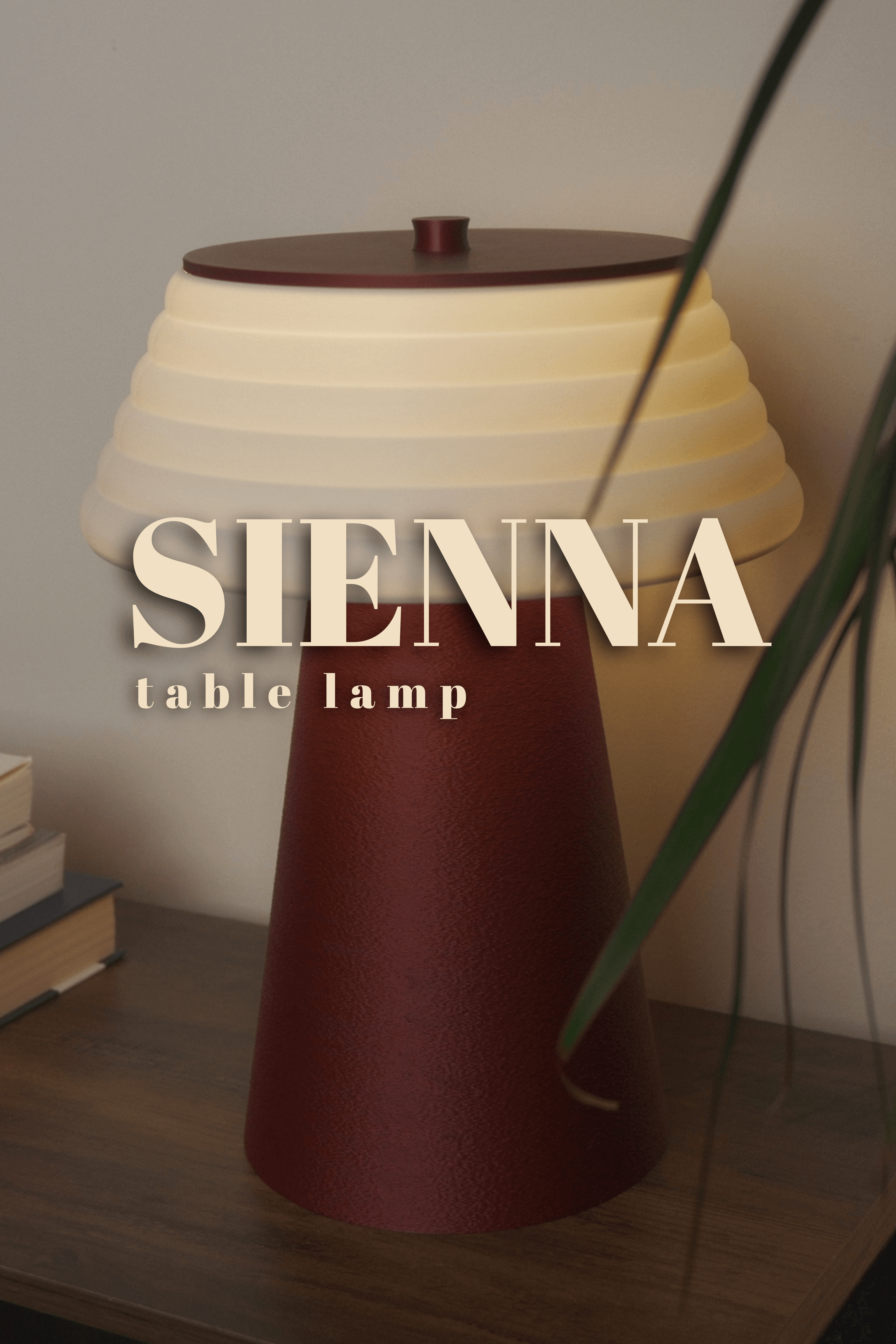 Sienna - Small Table/Bedside Lamp 3d model