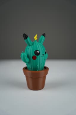 Pikachu cactus 3d model