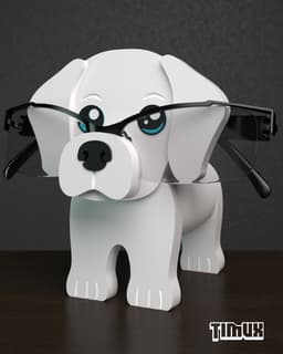 DALMATIAN GLASSES HOLDER - BLANK VERSION 3d model