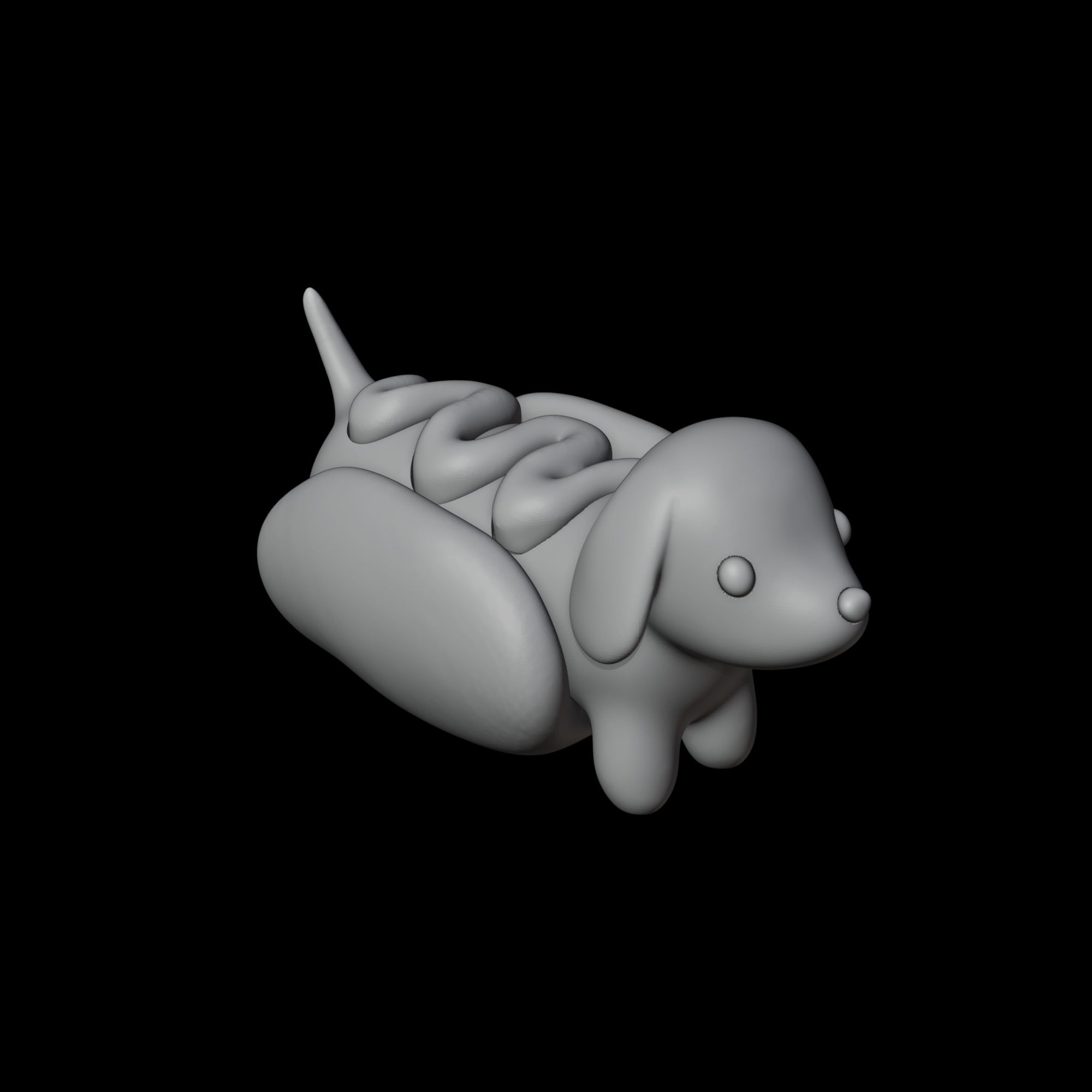 Sausage Dog 3d model