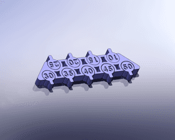 clearance tolerance tester 3d model