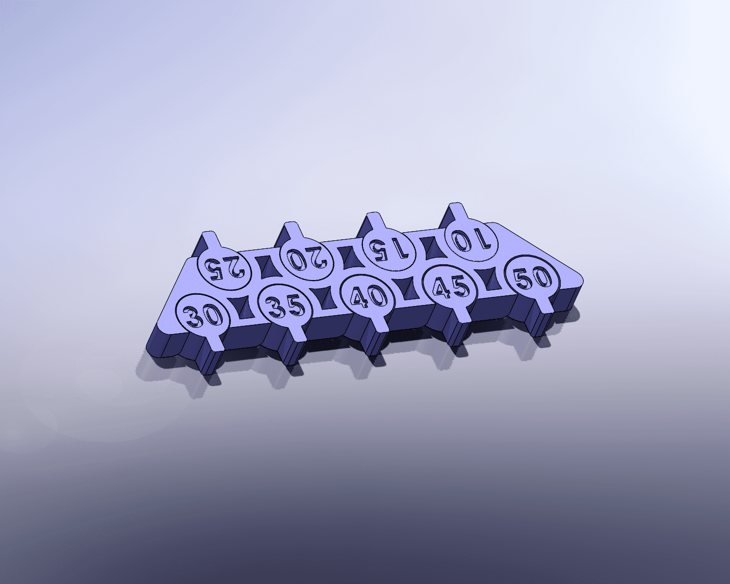 clearance tolerance tester 3d model