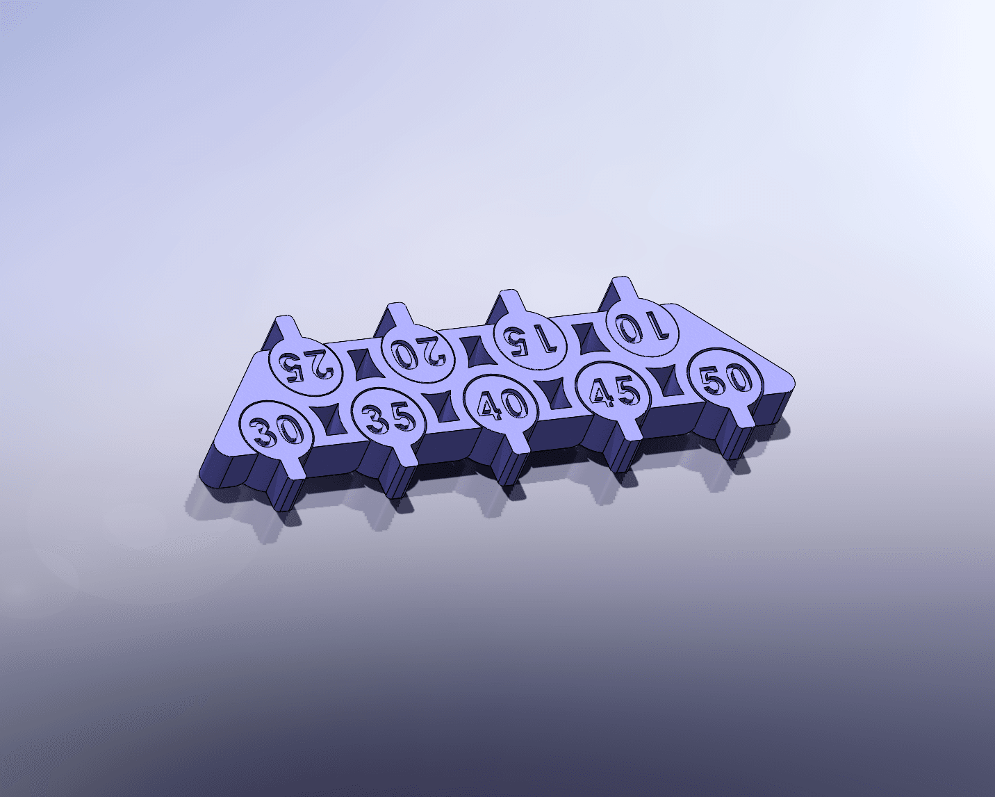 clearance tolerance tester 3d model