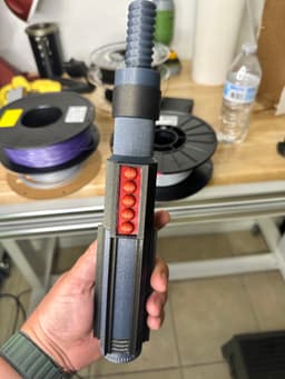 StarWars Darth Vader Pool Noodle Handle 3d model