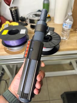 StarWars Darth Vader Pool Noodle Handle 3d model
