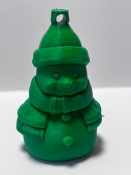 Christmas snowman tree ornament 3d model