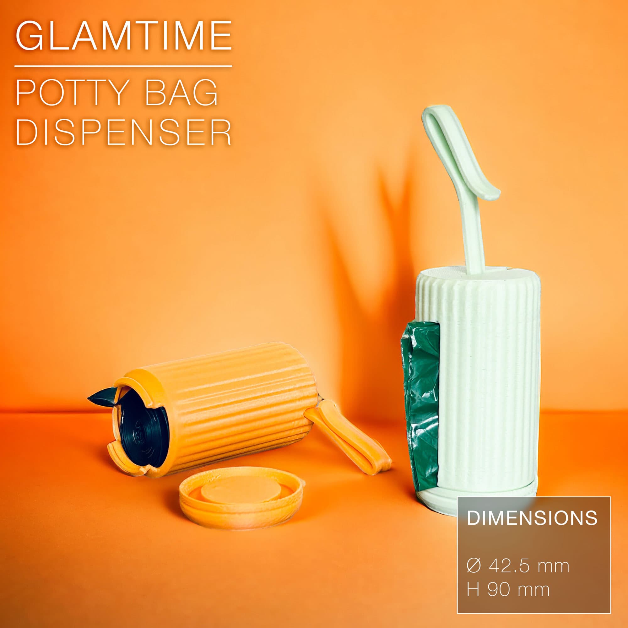 GLAMTIME | Dog potty bag dispenser 3d model