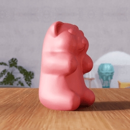 Gummy Bear Figurine - Candy Style 3d model
