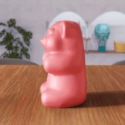 Gummy Bear Figurine - Candy Style 3d model