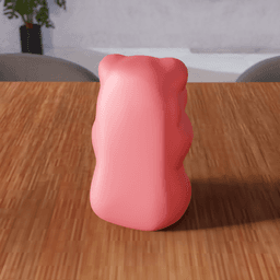 Gummy Bear Figurine - Candy Style 3d model