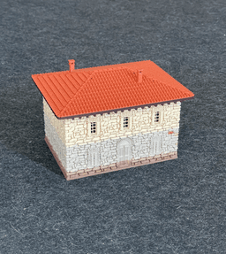Italian Stone Villa 3x2x2 - HO Scale 3d model