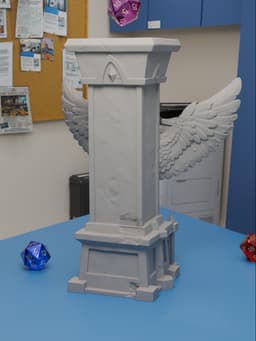 Statue Mage Dice Tower 3d model