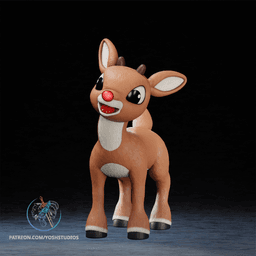 Life Size Reindeer 3D Printer STL file 3d model