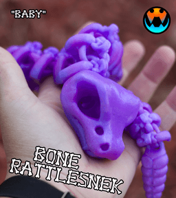Skeleton RattleSNEK 3d model